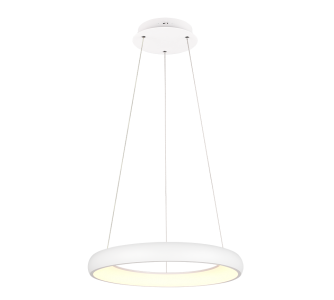 Pendant lamp Trio Lighting Cardona white 38W 4400lm CRI80 2300K, 3000K, 4000K 3CCT