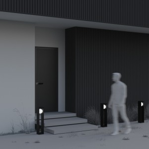 Bollard light Maytoni Slate graphite 10W 300lm 90° IP65 830