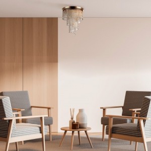 Chandelier Maytoni Cascade gold 60W E14 IP20