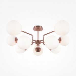 Потолочный светильник Maytoni Erich латунь / белый 40W E14 IP20