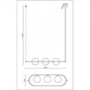 Подвесной светильник Maytoni Erich латунь / белый 40W E14 IP20
