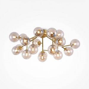 Ceiling lamp Maytoni Dallas gold / amber 28W G9 IP20