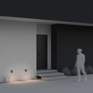 Süvistatav fassaadivalgusti Maytoni Mane must 3W 100lm 88° IP54 830