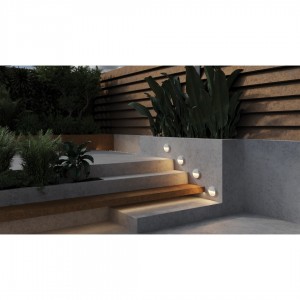 Süvistatav fassaadivalgusti Maytoni Mane valge 3W 100lm 88° IP54 830