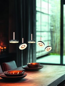 Pendant lamp Select Guano 5 40W 4250lm CRI80 IP20 switch dimmer 2300K, 3000K, 4000K 3CCT