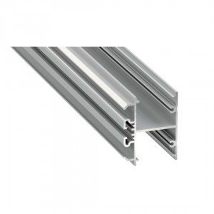 Alumiiniprofiili LUMINES DOPIO 3m hopea