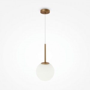 Подвесной светильник Maytoni Basic золотой / белый 40W E14 IP20