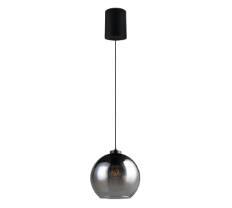 Pendant lamp Trio Lighting Liora smoke E27