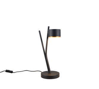 Pöytävalaisin Trio Select Coda musta / kultainen G53 IP20