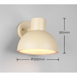Фасадный светильник Trio Lighting Elbe бежевый 3400lm CRI80 E27 IP20