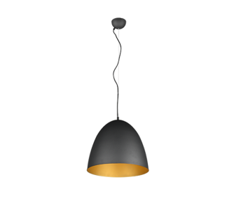 Подвесной светильник Trio Lighting Tilda черный / золотой E27 IP20