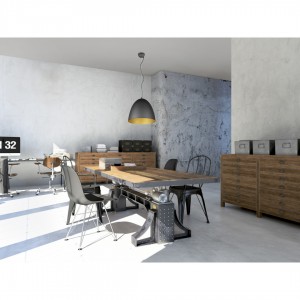 Подвесной светильник Trio Lighting Tilda черный / золотой E27 IP20