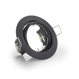 Valgusti raam Trio Lighting Jura must ümar IP20