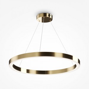 Pendant lamp Maytoni Saturno brass 58W 2200lm 120° IP20 835