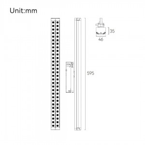 Track light LINEAR L51 UGR17 white 230V 40W 5000lm 80° IP20 TRIAC 940