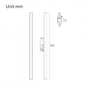 Светильник на шину LINEAR L33 UGR17 белый 230V 30W 2400lm 90° IP20 930