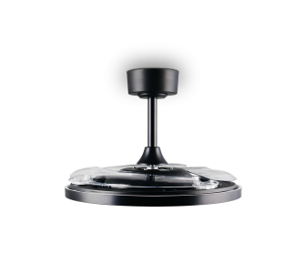 Ventilaator Trio Lighting Kasfjord must 30W 3700lm CRI80 IP20 2700K-6500K soe + külm valge