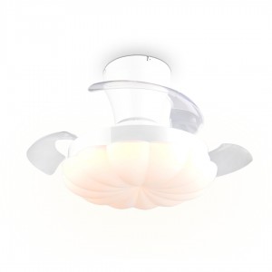 Ventilaator Trio Lighting Boras valge 22W 2500lm CRI80 IP20 2700K-6500K soe + külm valge