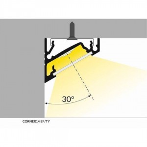 Алюминиевый профиль TOPMET CORNER14 EF/TY 2m алюминия