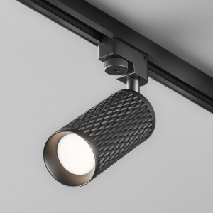 1-phase track light Prolumen Mesh black 230V GU10 IP20