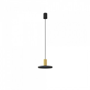 Pendant lamp Nowodvorski Lighting Hermanos black / golden GU10 IP20