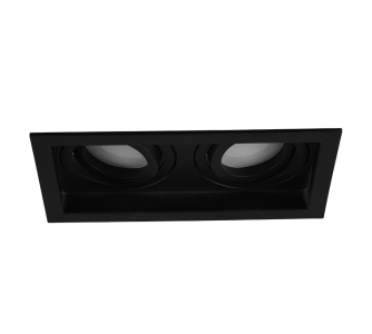 Рамка светильника Trio Lighting Kenai черный GU10 IP20