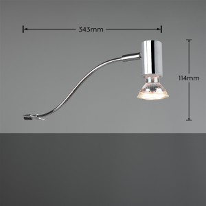 Wall light Trio Lighting Giada chrome GU10 IP44