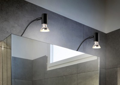 Seinavalgusti Trio Lighting Giada must GU10 IP44