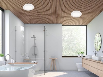 Плафон Trio Lighting Camillus белый 230V 9W 1000lm IP44 switch dimmer 830