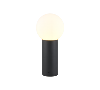 Pollarivalaisin Trio Lighting Mures antrasiitti E27 IP44