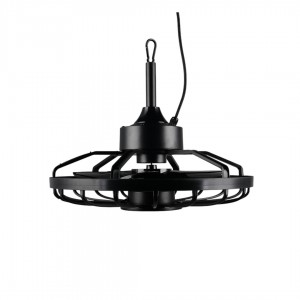 Потолочный светильник–вентилятор Trio Lighting Oslo черный 20W IP44  WARM TO COLD