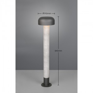 Bollard light Trio Lighting Fraser anthracite E27 IP54