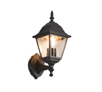 Facade luminaire Trio Lighting Livenza antique brass 230V E27 IP44