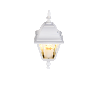 Facade luminaire Trio Lighting Livenza white 230V E27 IP44