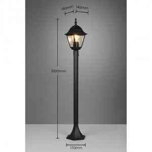 Pollarvalgusti Trio Lighting Livenza must 230V E27 IP44