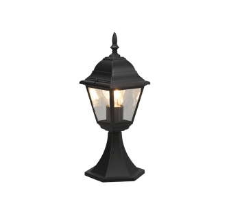 Bollard light Trio Lighting Livenza black 230V E27 IP44