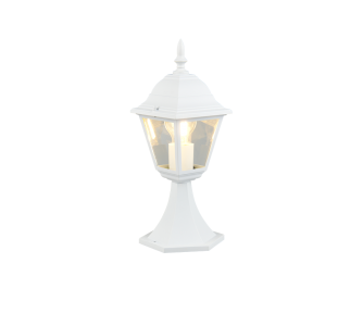 Bollard light Trio Lighting Livenza white 230V E27 IP44