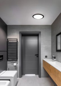 Ceiling lamp Trio Lighting Umberto chrome 12W 1160lm IP44 830