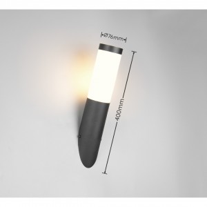 Julkisivuvalaisin Trio Lighting Trioto musta E27 IP44