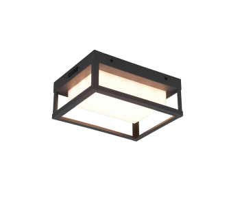 Julkisivuvalaisin Trio Lighting Witham antrasiitti 10,5W 1100lm IP54 2300K, 3000K, 4000K 3CCT