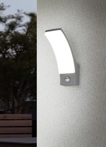 Fassaadivalgusti Trio Lighting Beja liikumisanduriga antratsiit 12,5W 1650lm IP44 4000K päevavalge