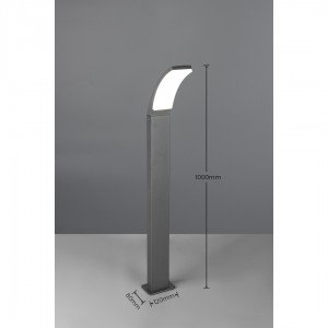 Pollarvalgusti Trio Lighting Beja antratsiit 12,5W 1650lm IP44 4000K päevavalge