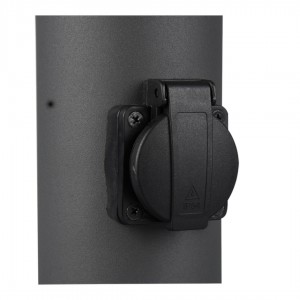 Pollarvalgusti Trio Lighting Hoosic pistikupesaga antratsiit E27 IP44