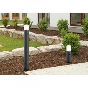 Pollarvalgusti Trio Lighting Hoosic liikumisanduriga antratsiit E27 IP44