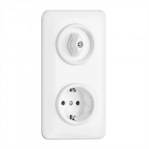 Raam THPG Duroplast lülitile ja pistikupesale valge