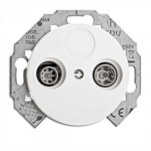 Pistikupesa THPG Portselan antennipesa valge