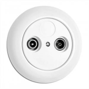 Raam THPG Duroplast dimmerlülitile, andmesidepesale valge