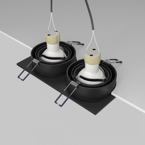 Valgusti raam Maytoni Atom 2 must GU10 IP20