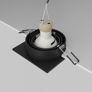 Рамка светильника Maytoni Atom черный GU10 IP20