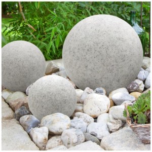 Наземный светильник адовый мяч серый E27 IP65